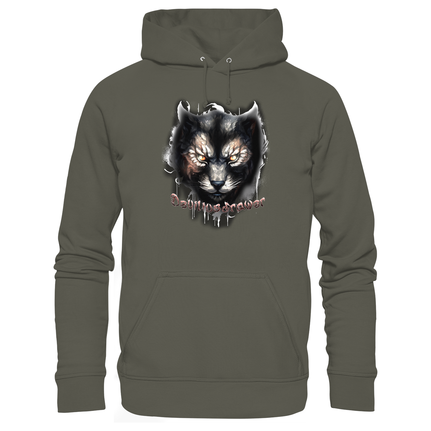 Deviliusdrawer Vampire Cat - Organic Hoodie