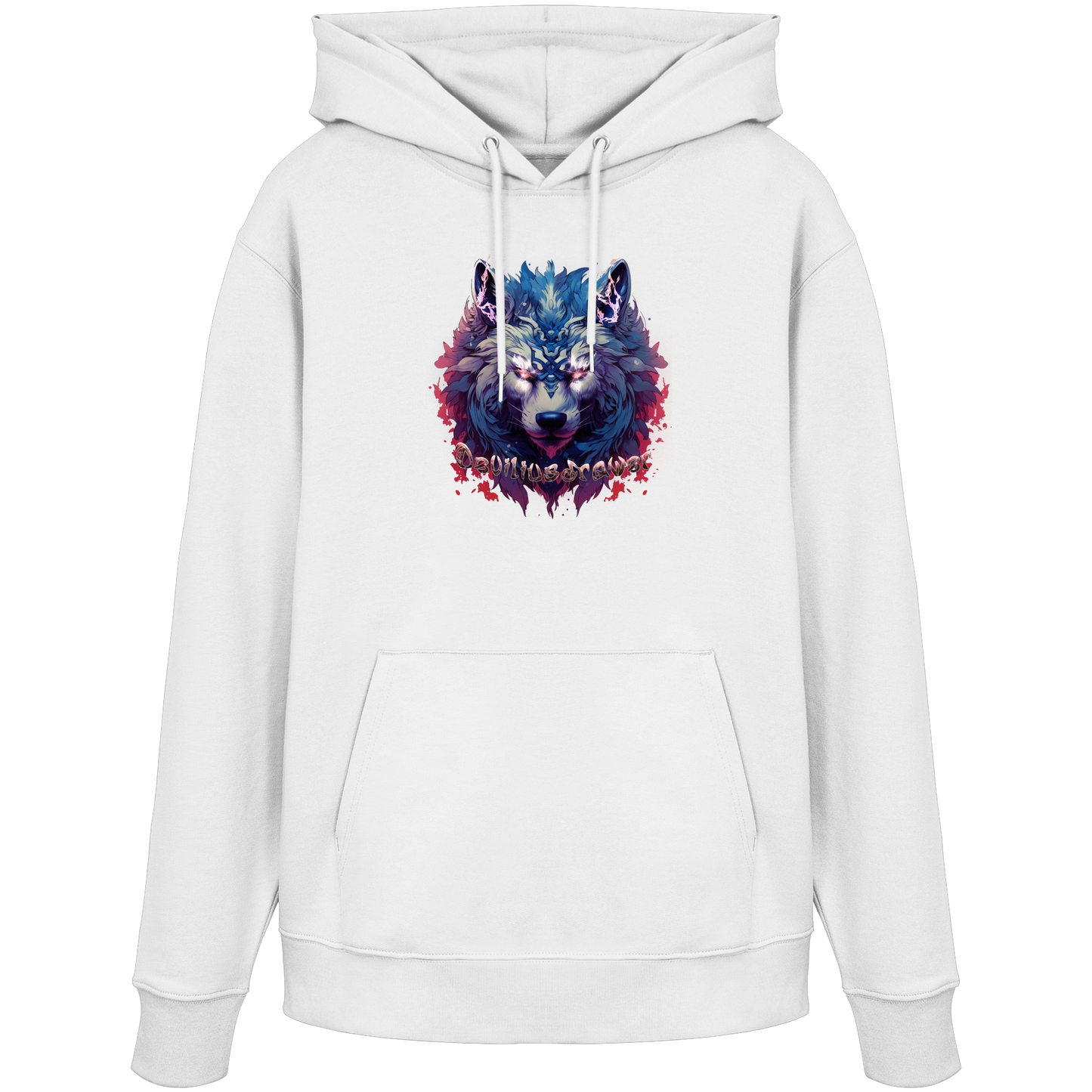 Deviliusdrawer Magic Wolf - Organic Hoodie