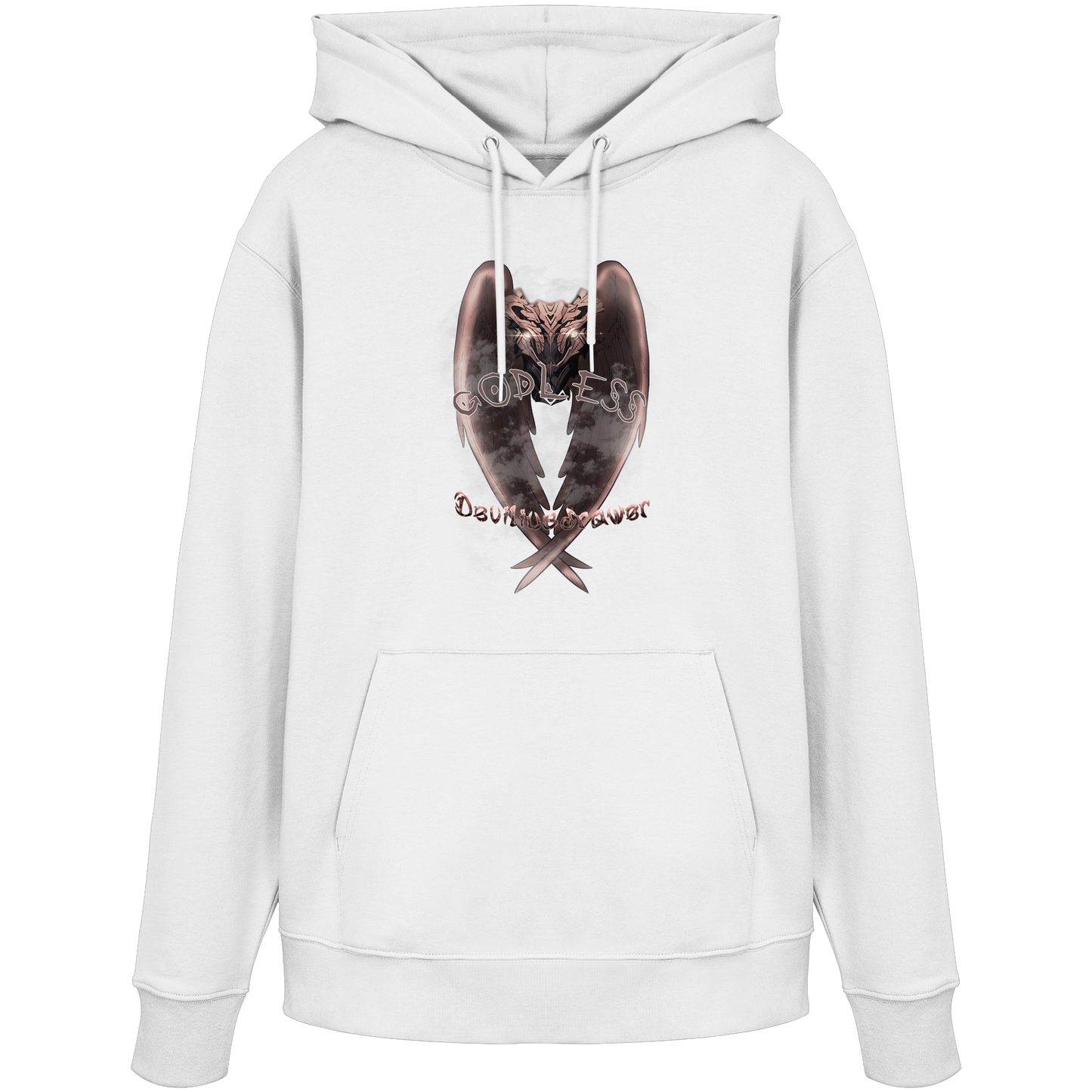 Deviliusdrawer Godless Owl - Organic Hoodie
