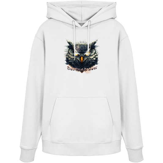 Deviliusdrawer Dark Fire Owl - Organic Hoodie