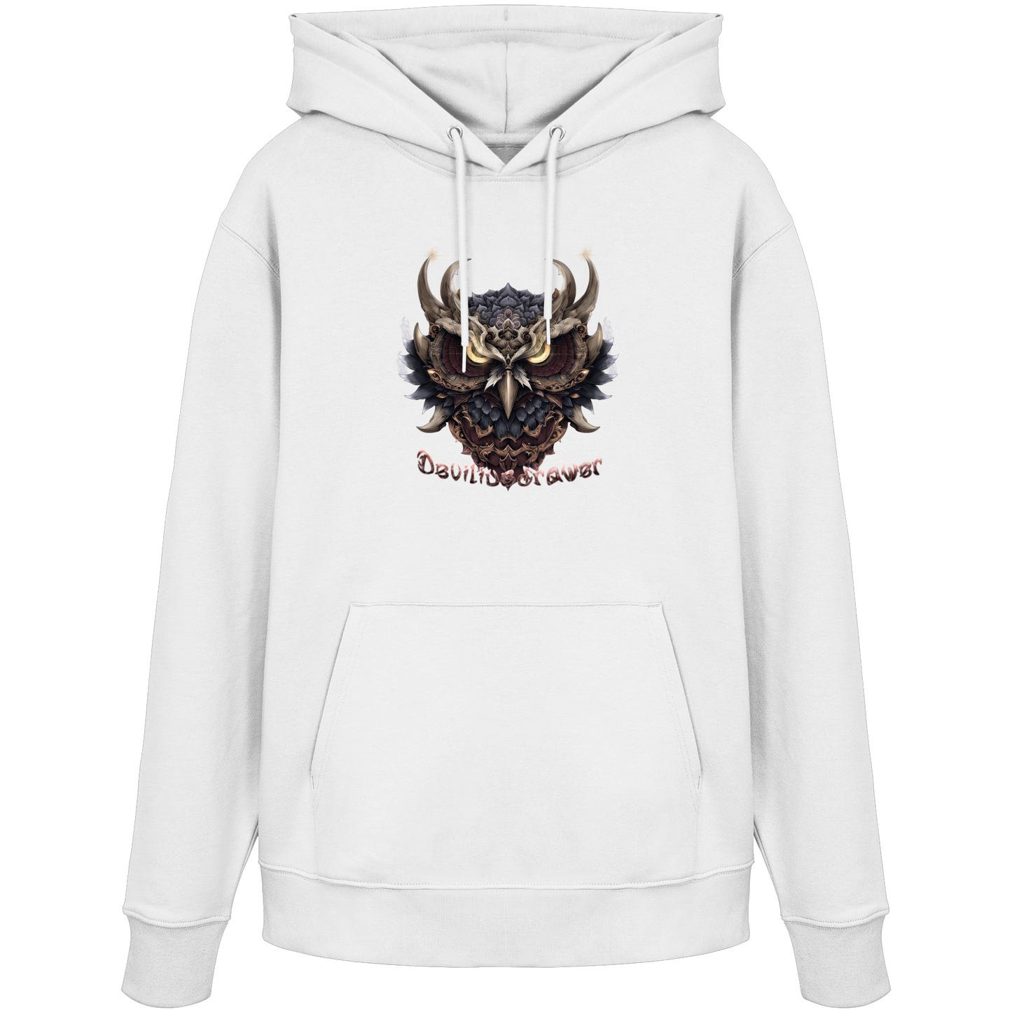 Deviliusdrawer Golden Owl - Organic Hoodie