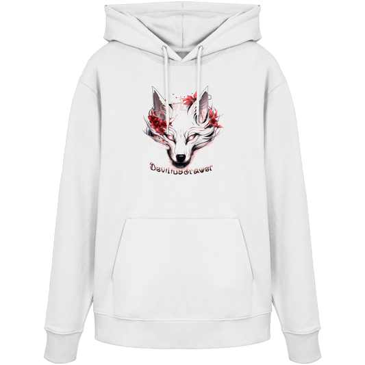 Deviliusdrawer Kitsune Wolf - Organic Hoodie