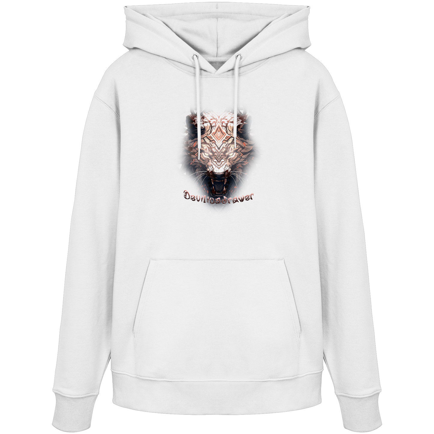Deviliusdrawer Gold Metal Tiger - Organic Hoodie