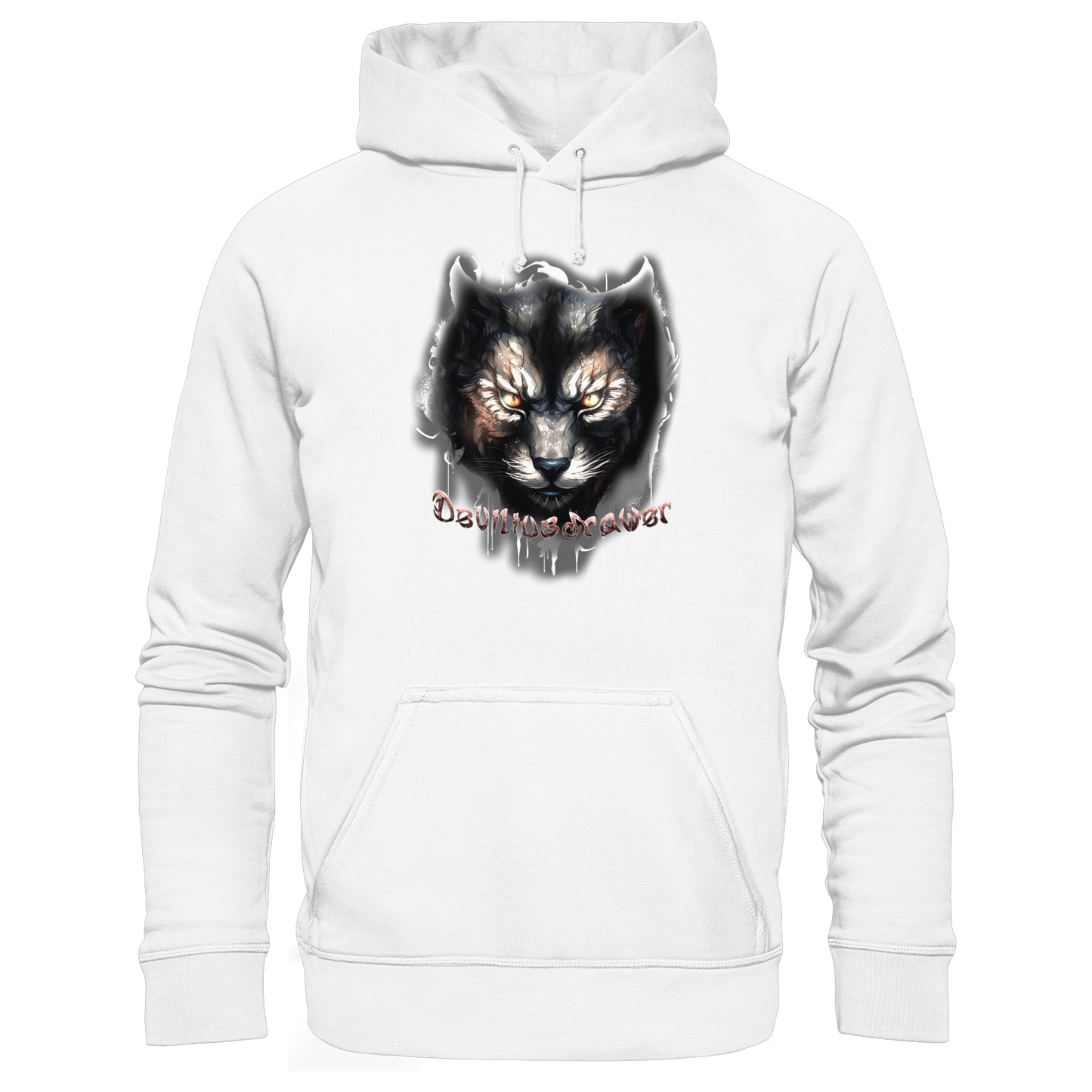Deviliusdrawer Vampire Cat - Organic Hoodie