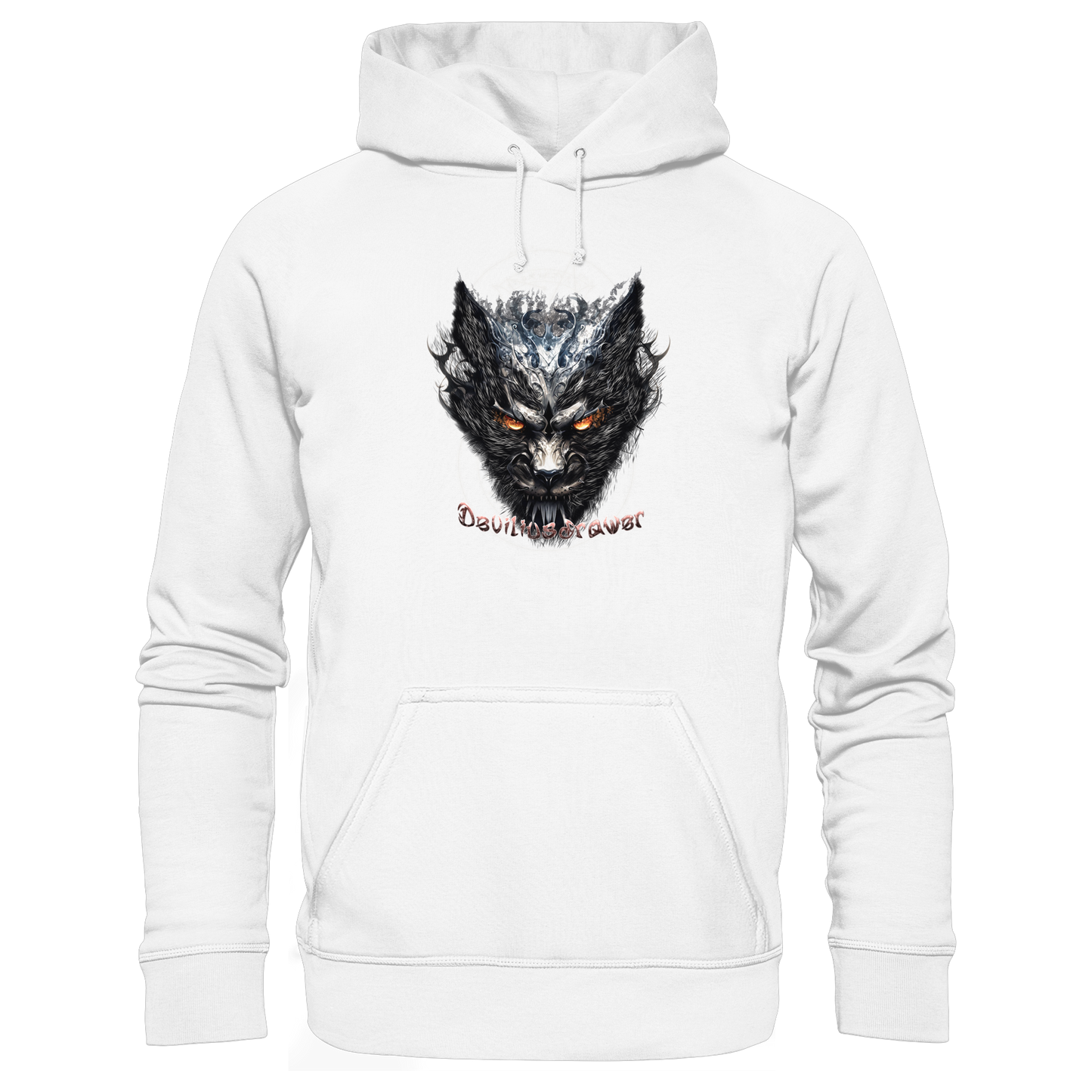 Deviliusdrawer Iron Cat - Organic Hoodie