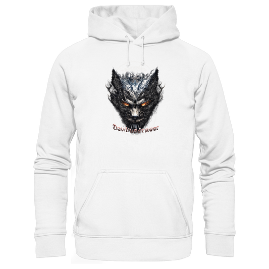 Deviliusdrawer Iron Cat - Organic Hoodie