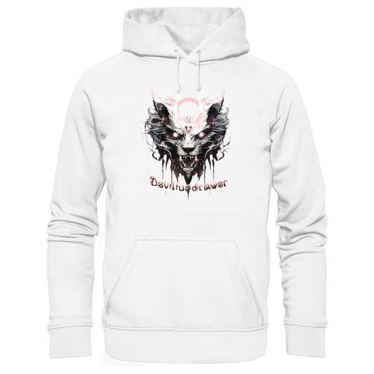 Deviliusdrawer Demonic Glow Cat - Organic Hoodie