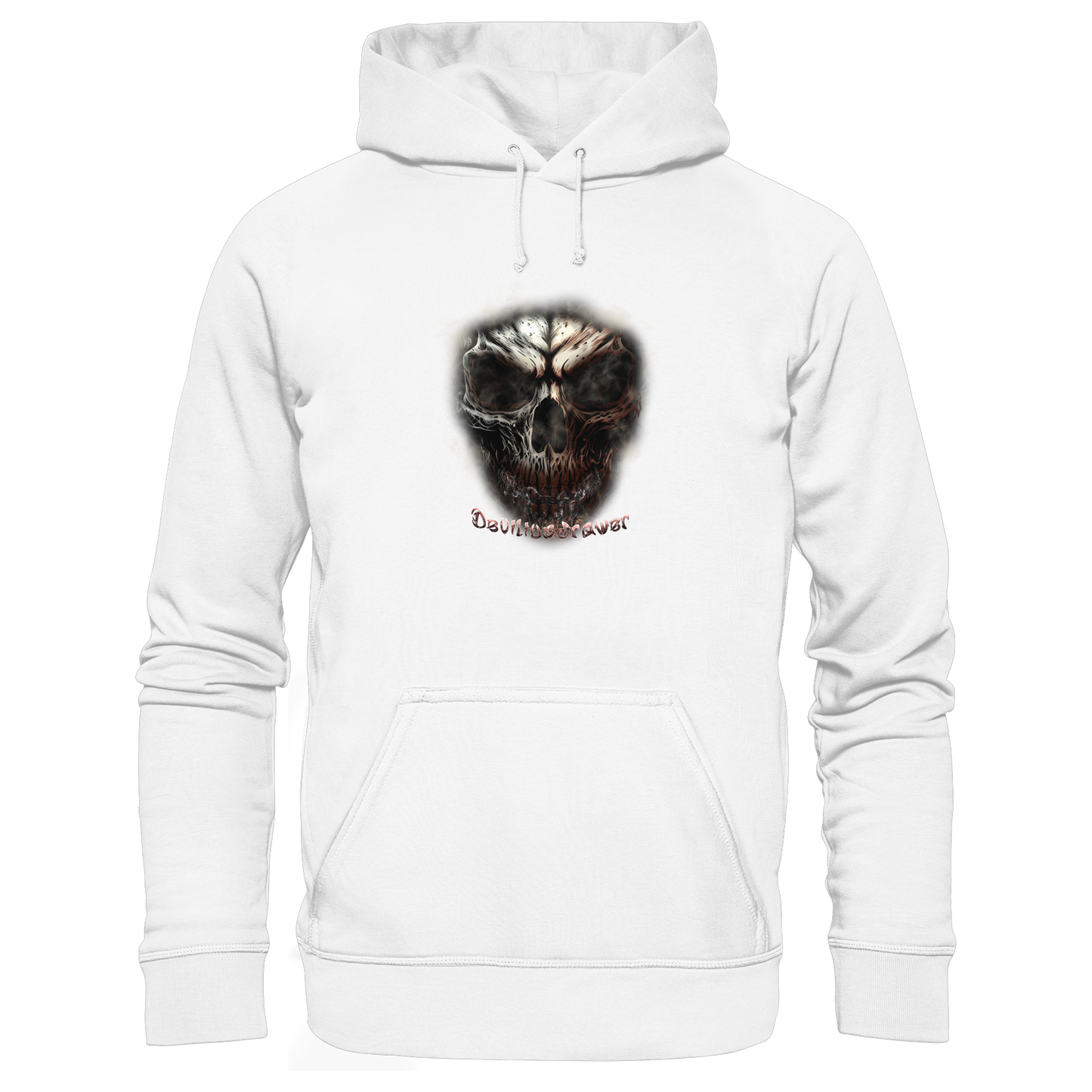 Deviliusdrawer Fire Skeleton - Organic Hoodie
