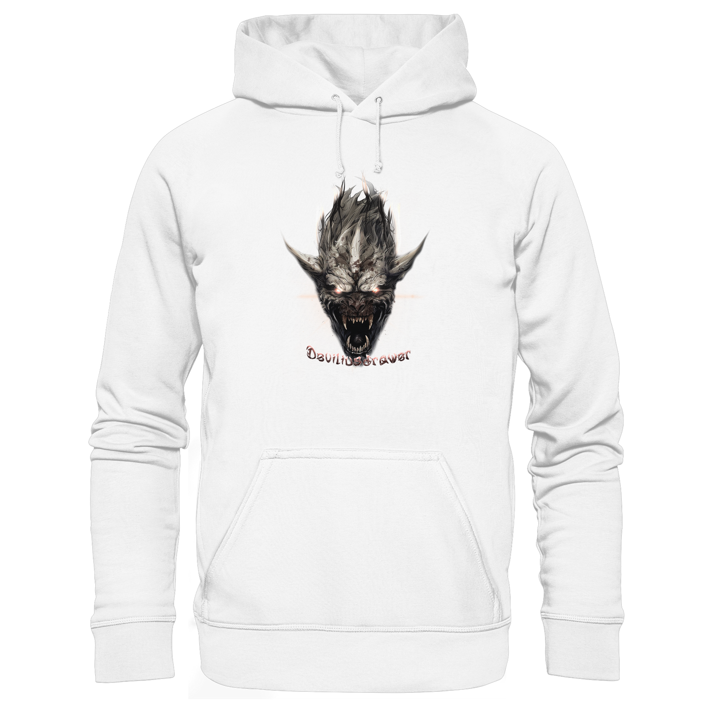 Deviliusdrawer Beast Wearwolf - Organic Hoodie