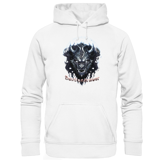 Deviliusdrawer Dark Wolf Mask - Organic Hoodie