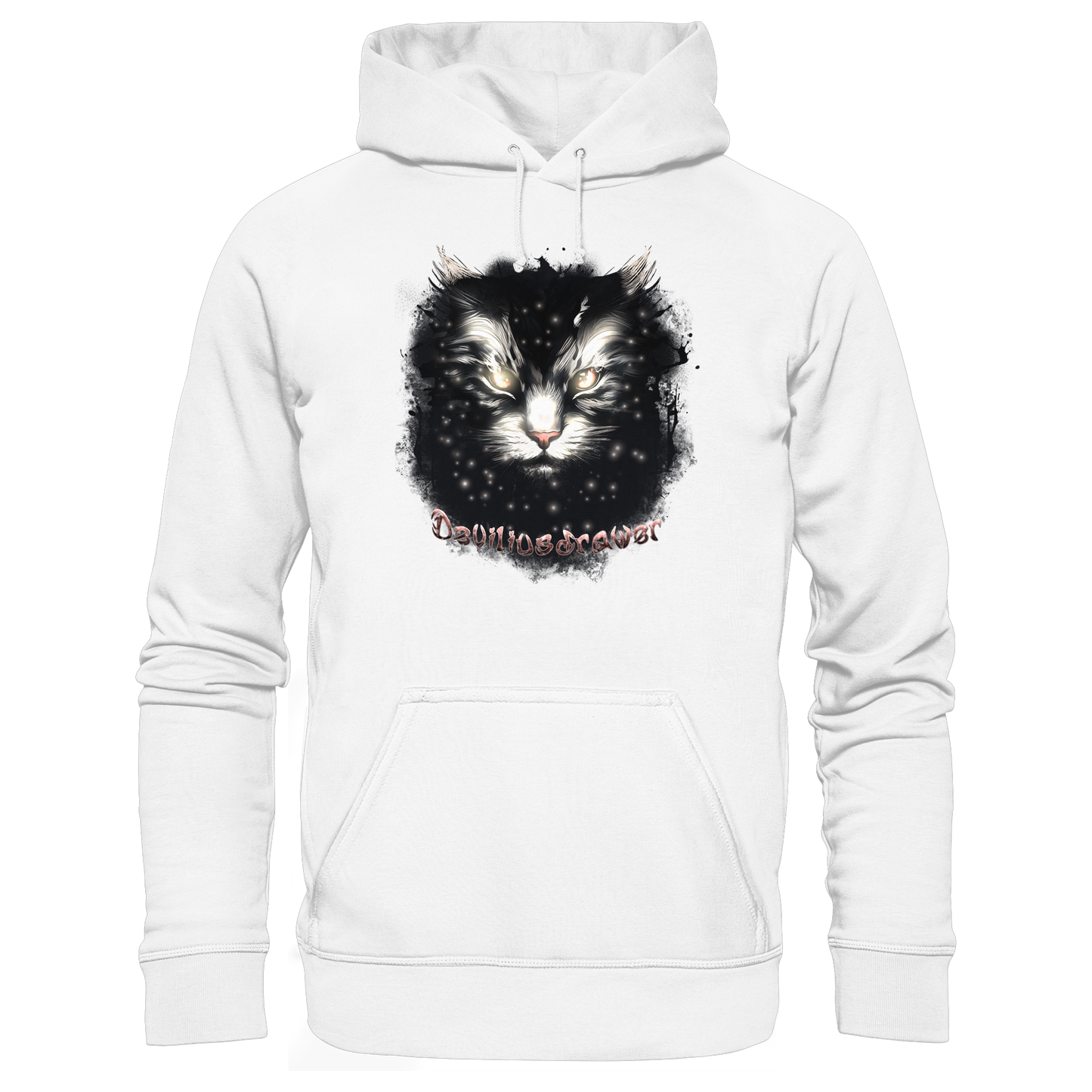 Deviliusdrawer Star Cat - Organic Hoodie