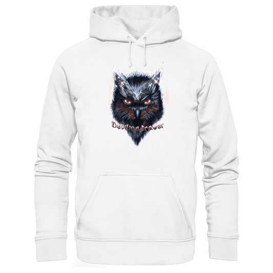 Deviliusdrawer Fire Owl - Organic Hoodie