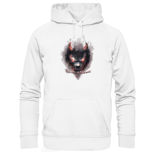 Deviliusdrawer Red Smoked Cat - Organic Hoodie