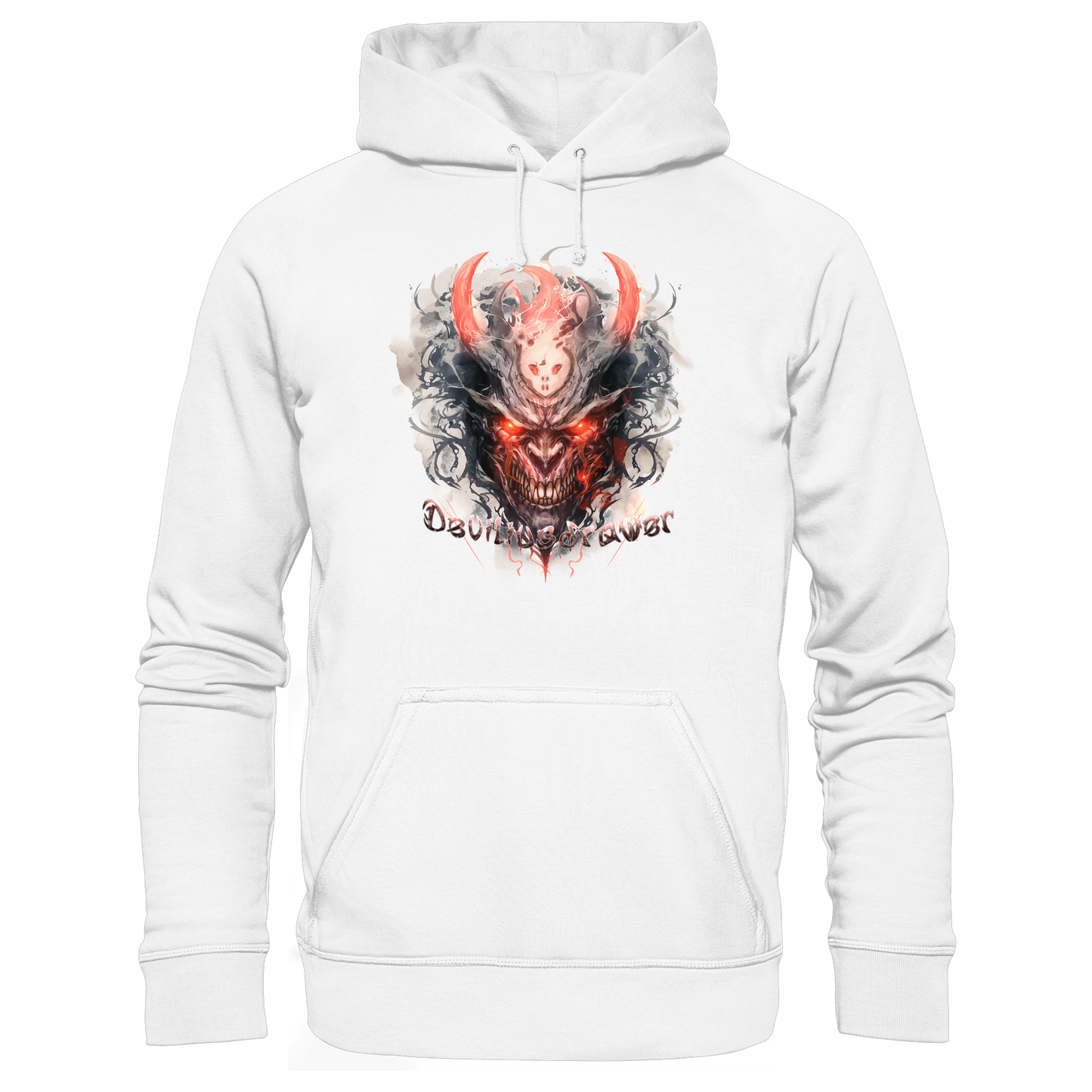 Deviliusdrawer Red Horn Devil - Organic Hoodie