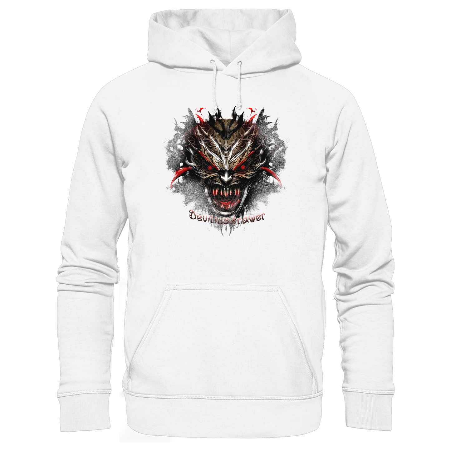 Deviliusdrawer Dark Redeyed Devil - Organic Hoodie