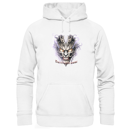 Deviliusdrawer Demon Mask Violet - Organic Hoodie