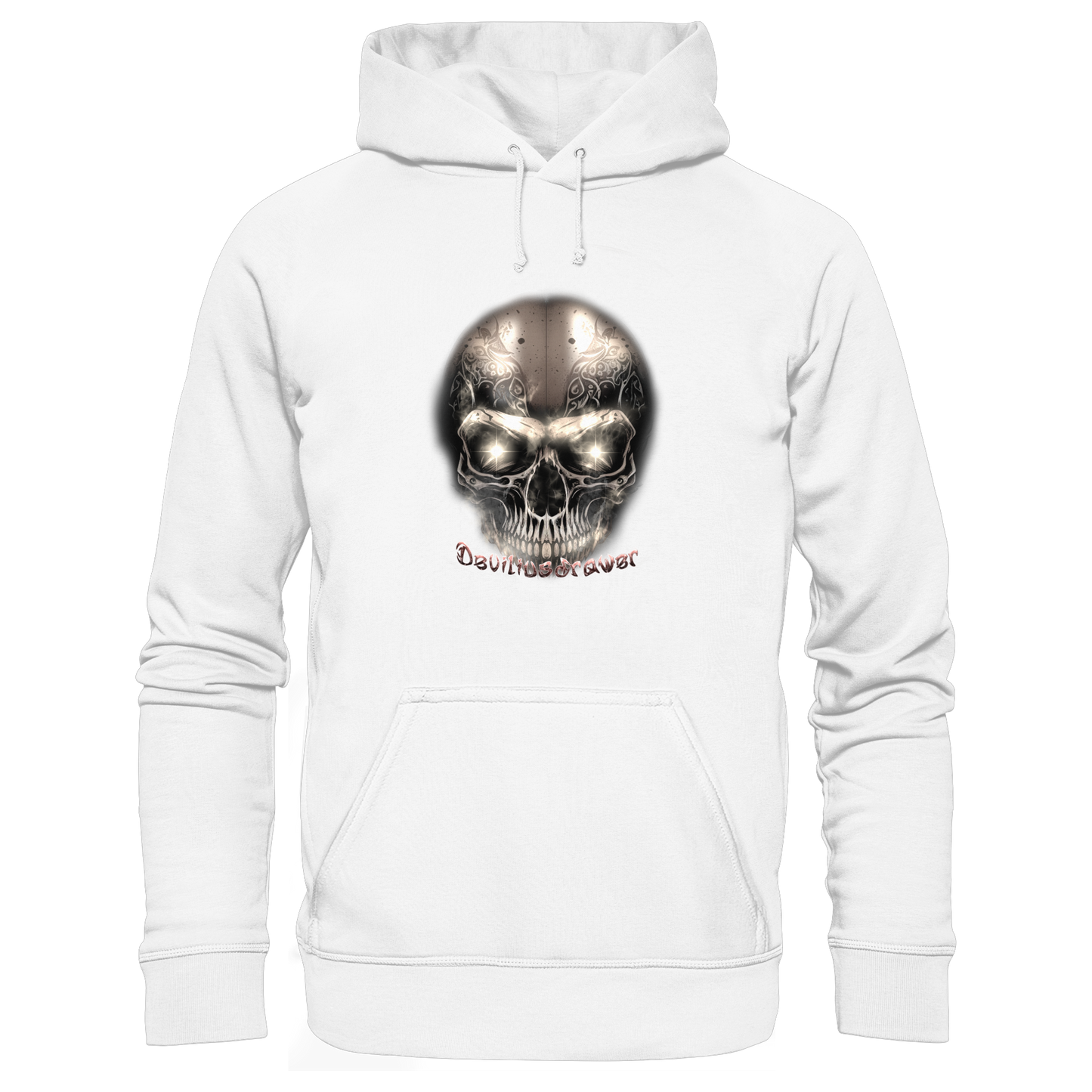 Deviliusdrawer Fire Skeleton Iron - Organic Hoodie