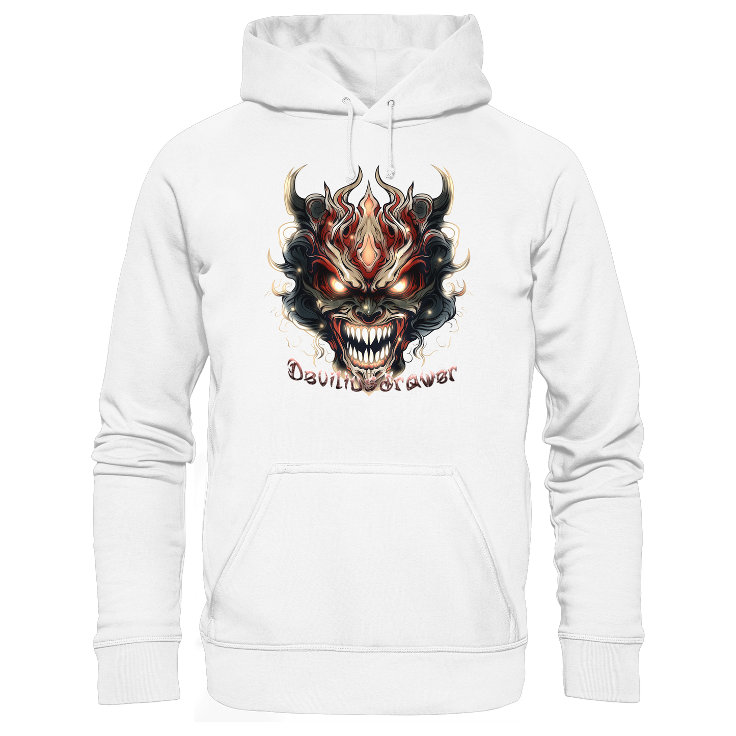 Deviliusdrawer Evil Vamp Mask - Organic Hoodie