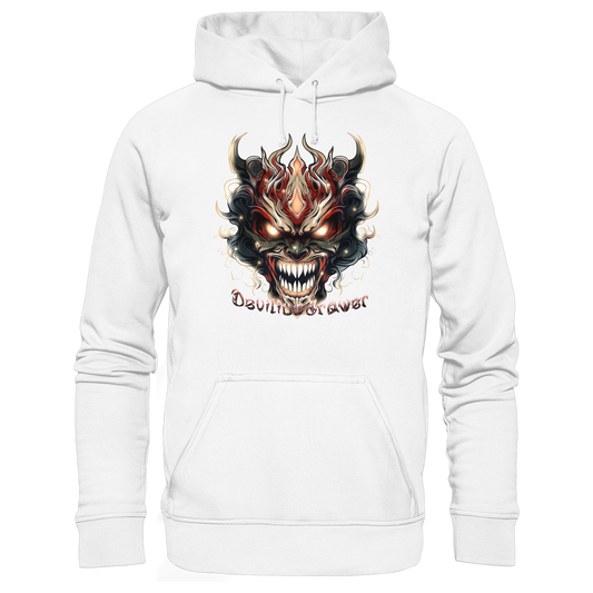 Deviliusdrawer Evil Vamp Mask - Organic Hoodie
