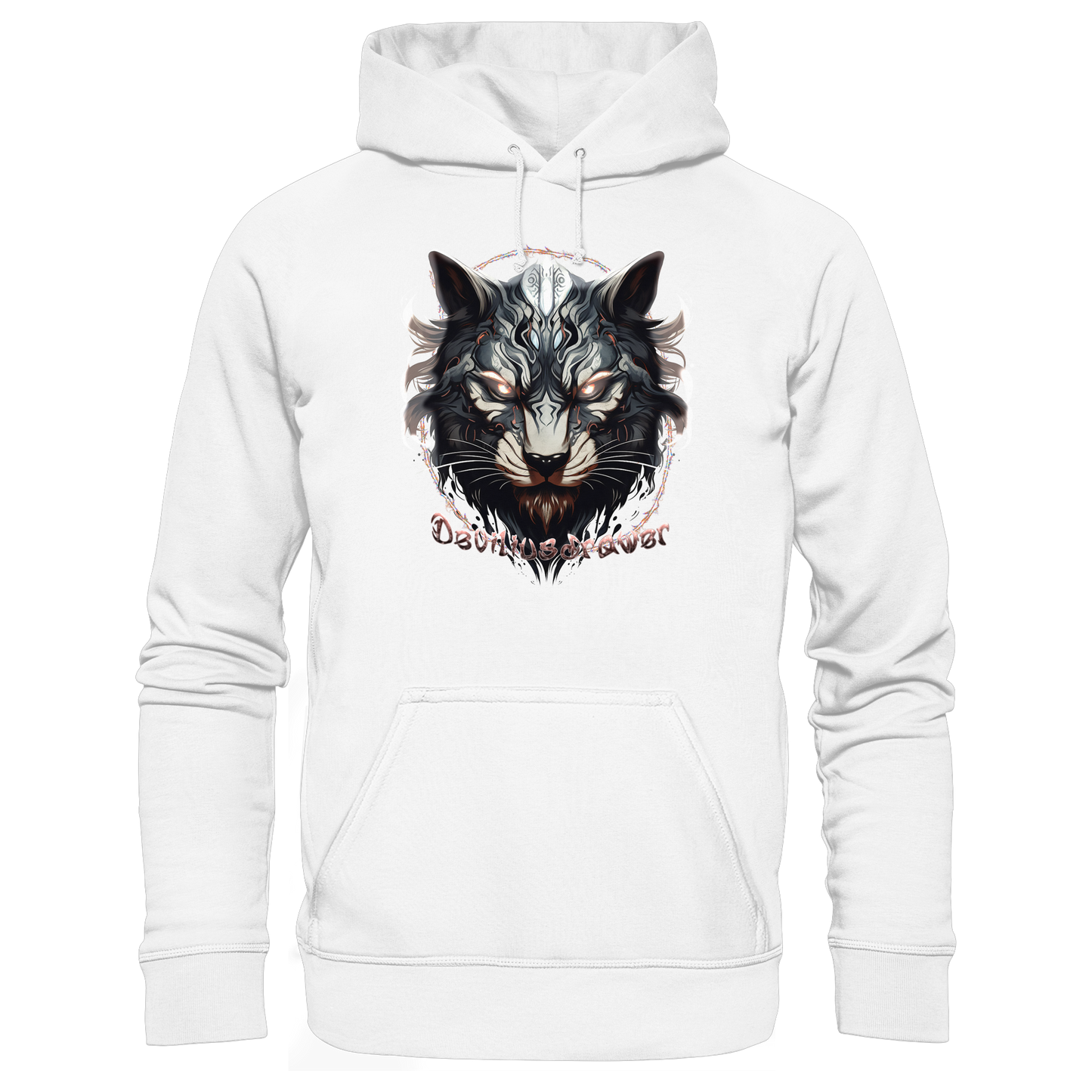 Deviliusdrawer Wolfcat - Organic Hoodie