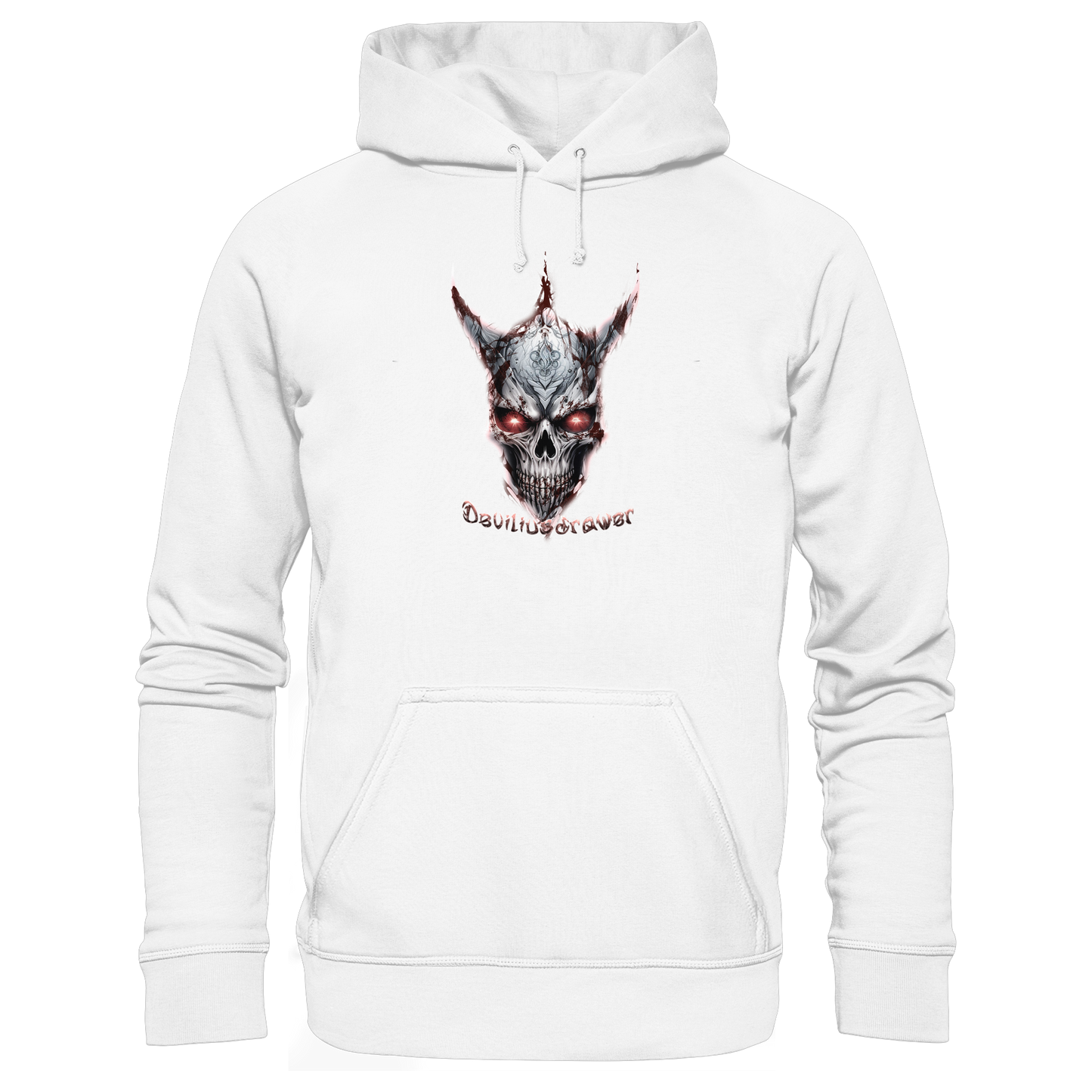 Deviliusdrawer Bloody Skeleton - Organic Hoodie