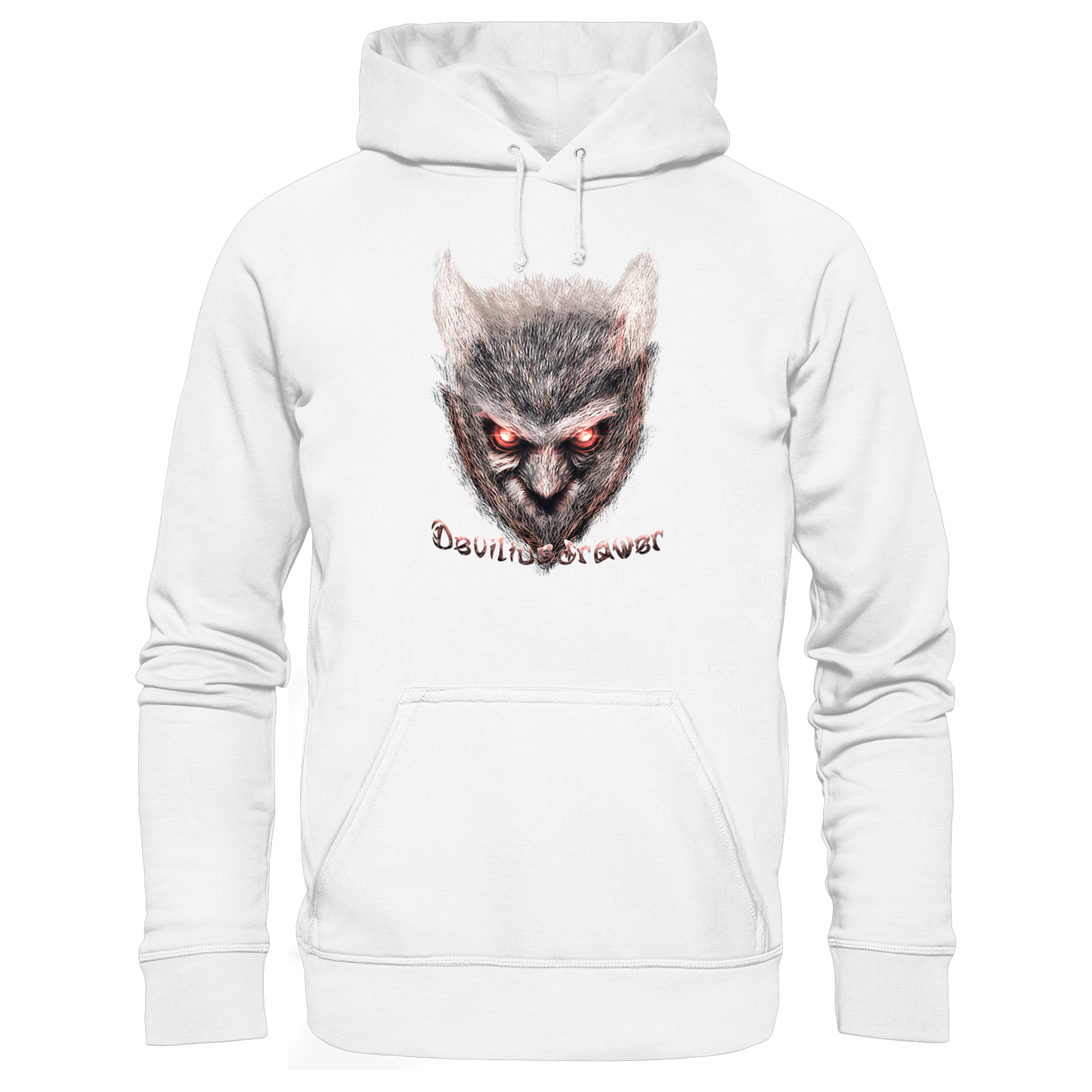 Deviliusdrawer Red Eyed Owl - Organic Hoodie