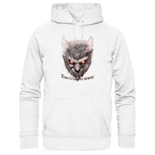 Deviliusdrawer Red Eyed Owl - Organic Hoodie