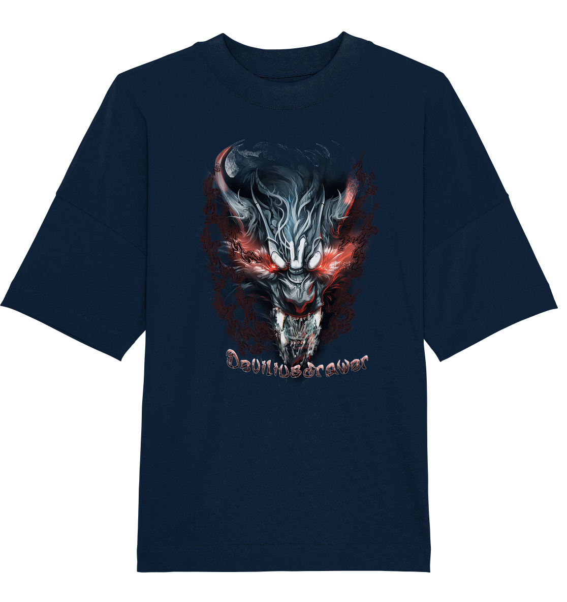 Deviliusdrawer Beast Wolf - Organic Oversize Shirt