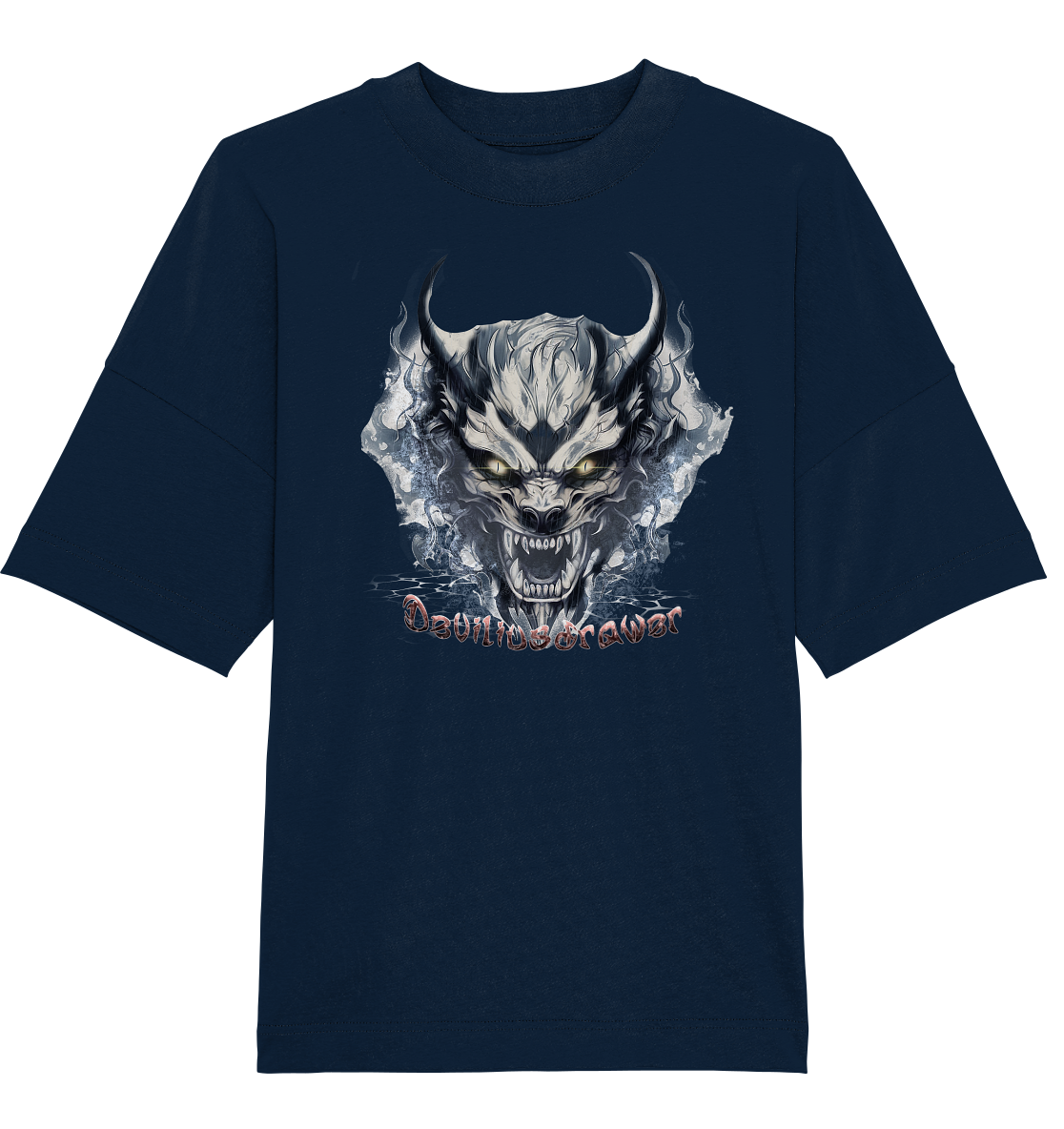 Deviliusdrawer Water Demon - Organic Oversize Shirt