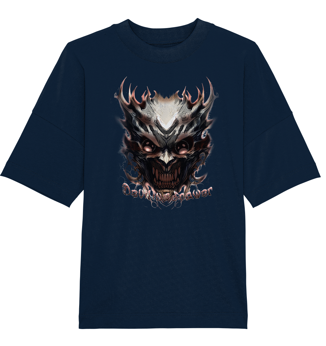 Deviliusdrawer Blood Demon - Organic Oversize Shirt