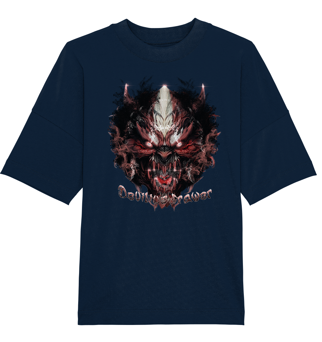 Deviliusdrawer Bloody Demon Vampire - Organic Oversize Shirt