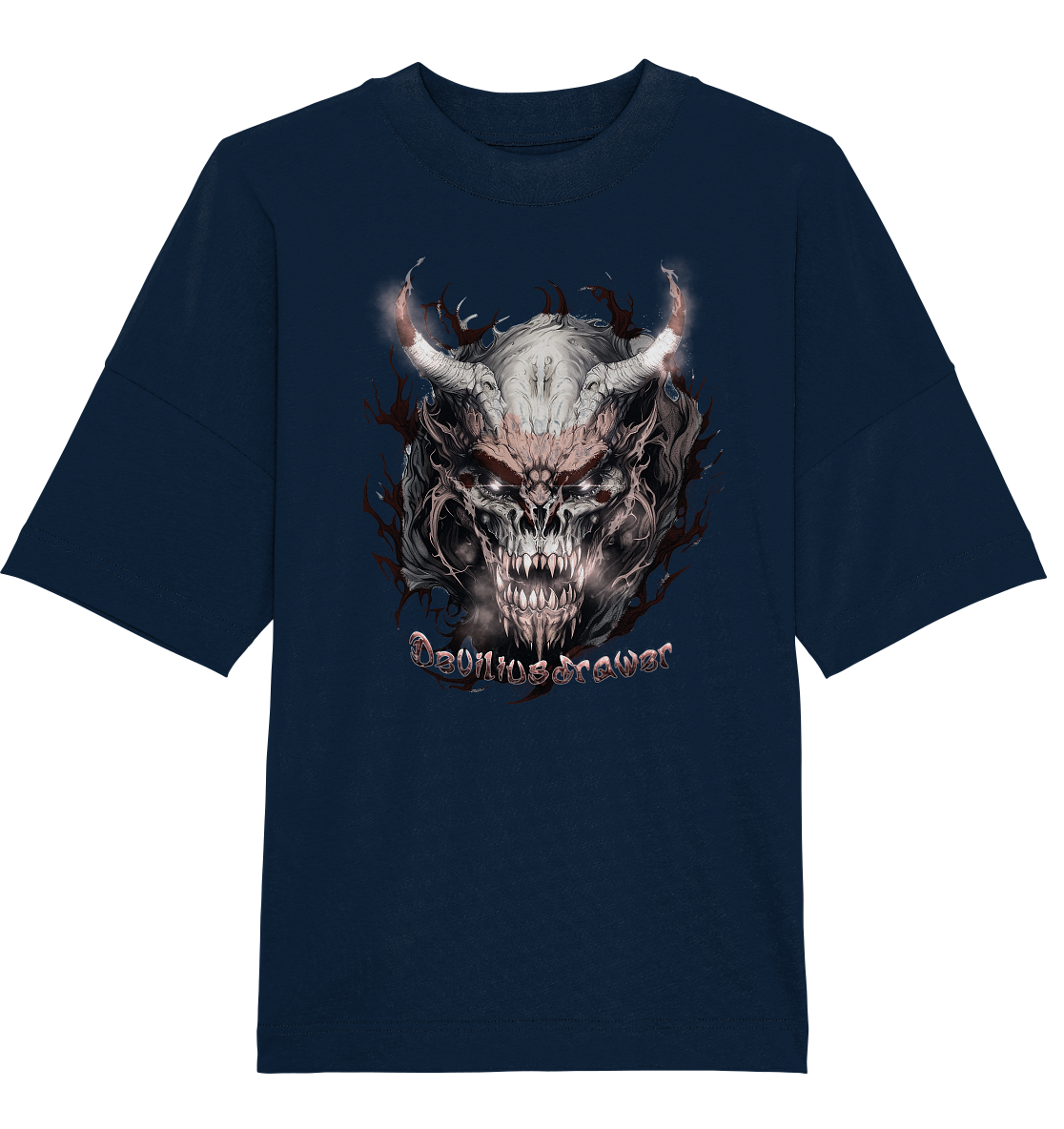 Deviliusdrawer Beast Demon - Organic Oversize Shirt