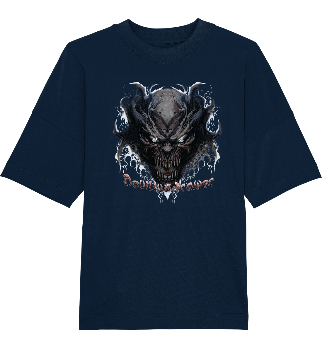 Deviliusdrawer Ice Demon - Organic Oversize Shirt