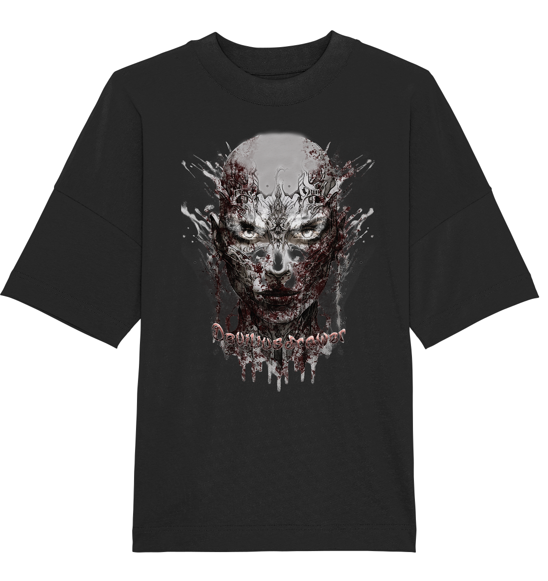 Deviliusdrawer Mechanic Girl - Organic Oversize Shirt
