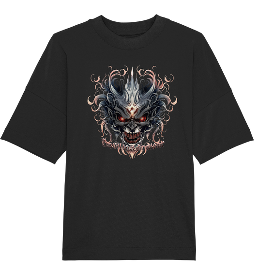 Deviliusdrawer Demon Mask - Organic Oversize Shirt