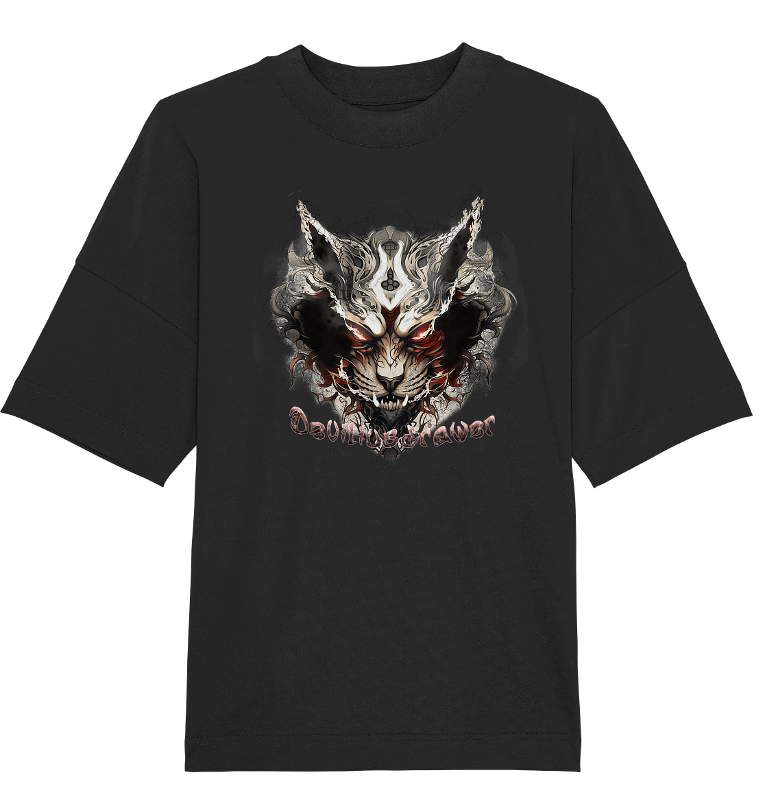 Deviliusdrawer Wild Hotcat  - Organic Oversize Shirt
