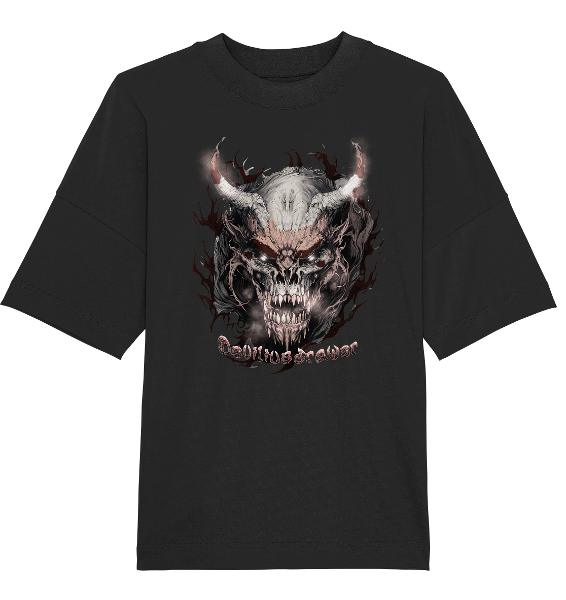 Deviliusdrawer Beast Demon - Organic Oversize Shirt