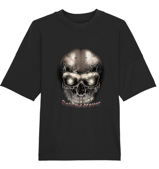 Deviliusdrawer Fire Skeleton Iron - Organic Oversize Shirt