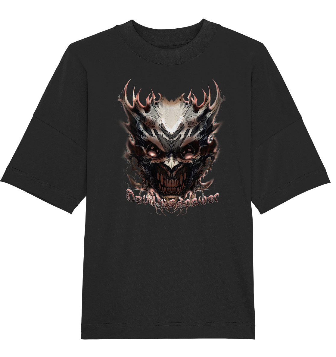 Deviliusdrawer Blood Demon - Organic Oversize Shirt