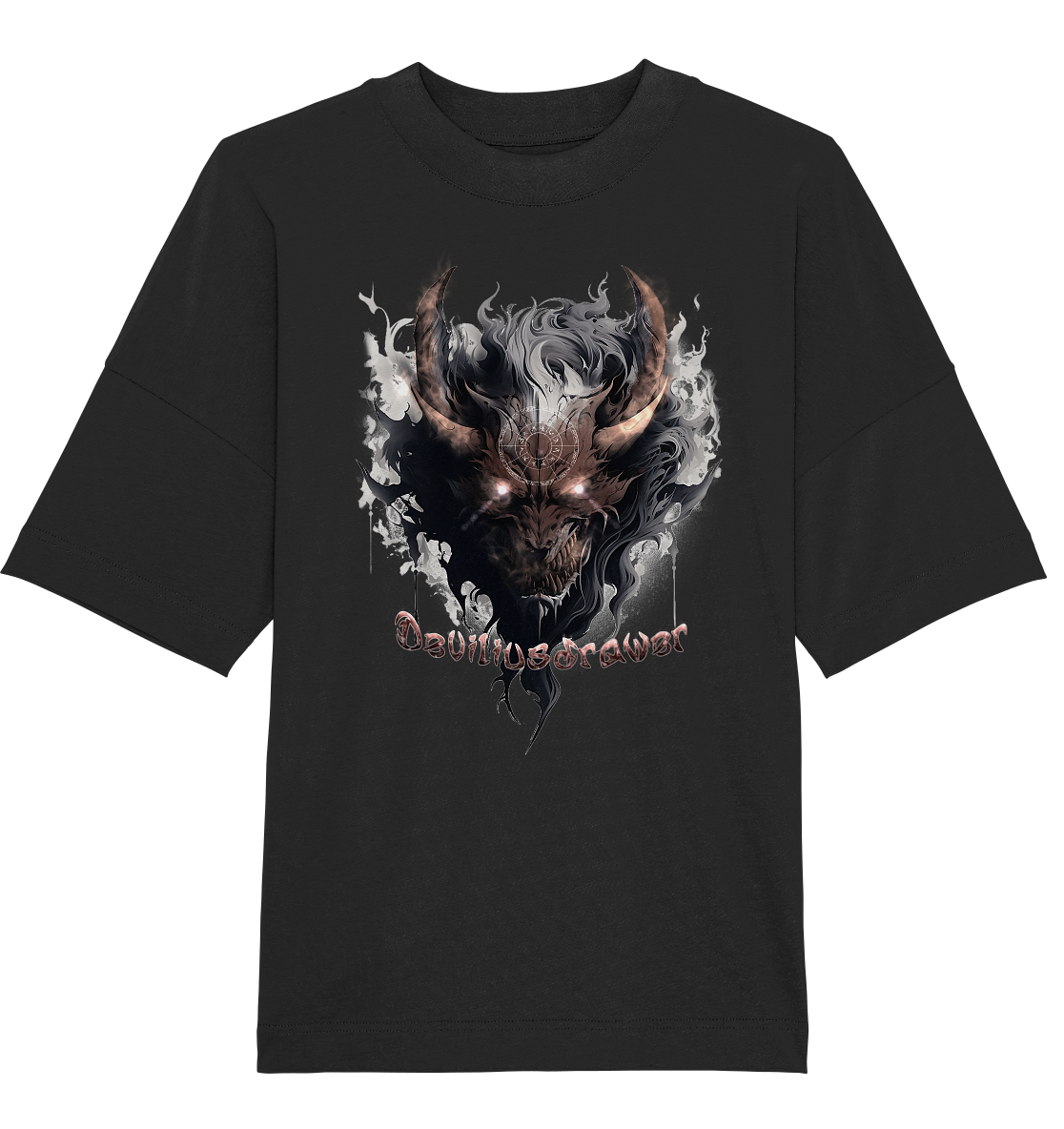 Deviliusdrawer Magic Redeyed Demon - Organic Oversize Shirt