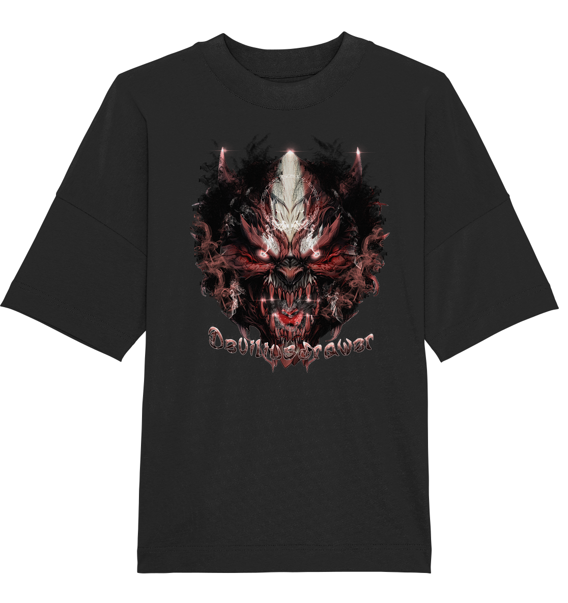 Deviliusdrawer Bloody Demon Vampire - Organic Oversize Shirt