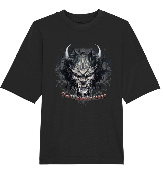 Deviliusdrawer Smoke Beast - Organic Oversize Shirt