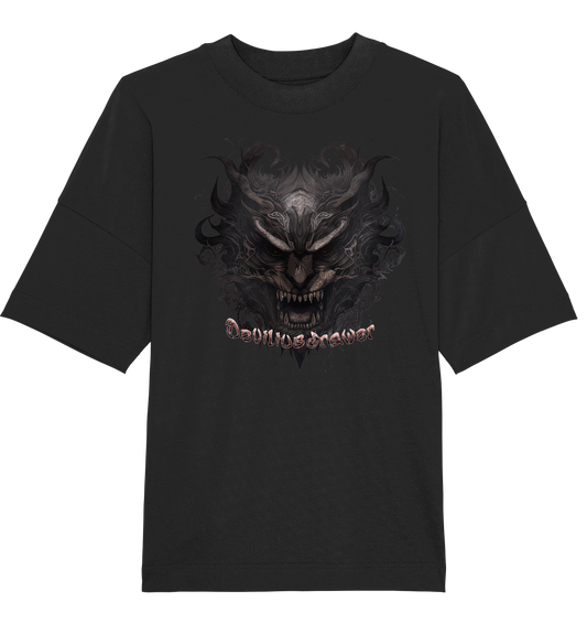 Deviliusdrawer Devils Demon - Organic Oversize Shirt