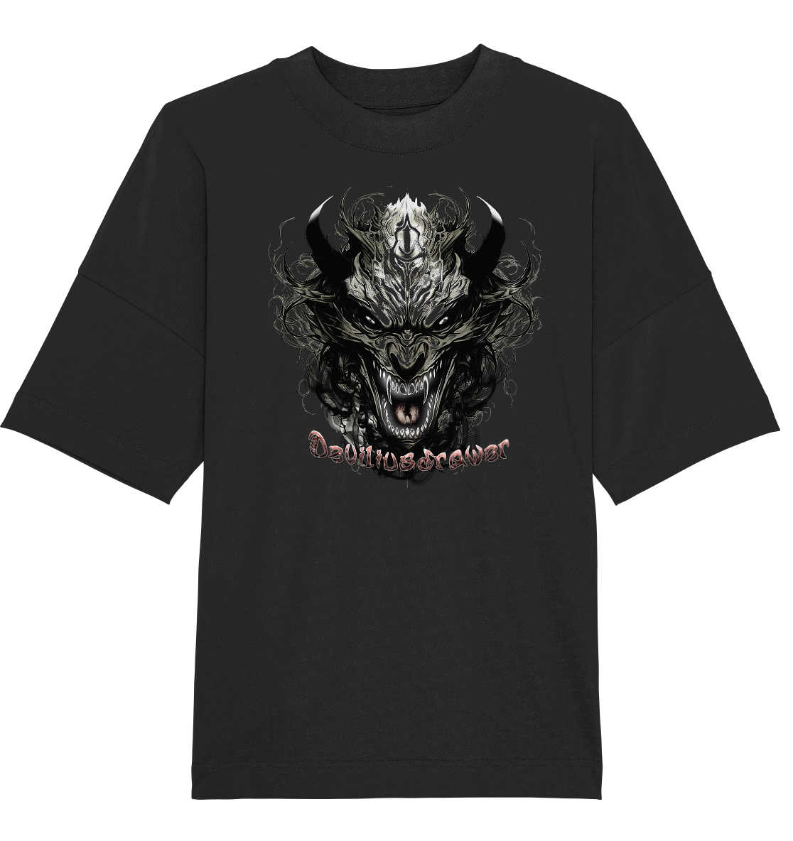Deviliusdrawer Devil Vampire - Organic Oversize Shirt
