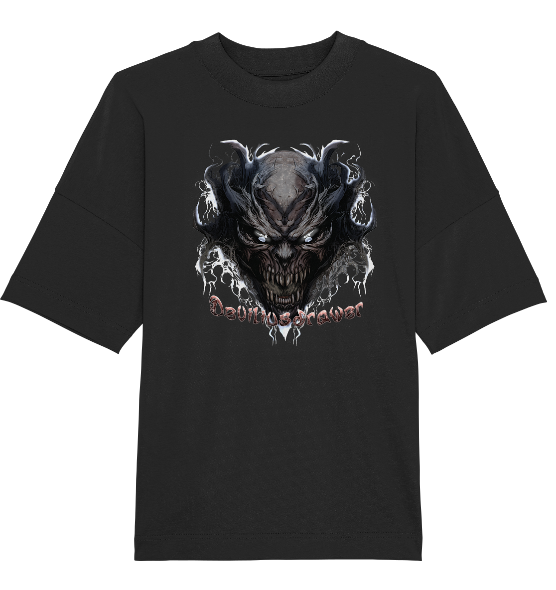 Deviliusdrawer Ice Demon - Organic Oversize Shirt