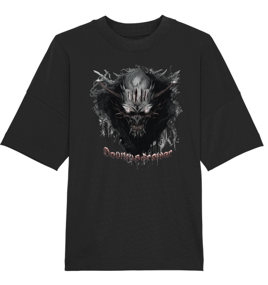 Deviliusdrawer Dark Smoke Demon - Organic Oversize Shirt