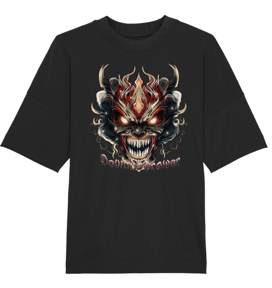 Deviliusdrawer Evil Vamp Mask - Organic Oversize Shirt