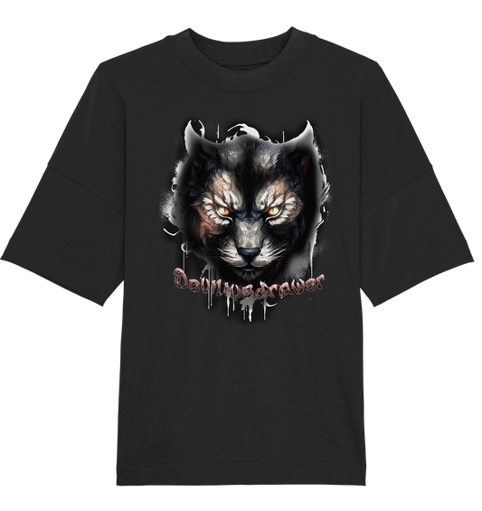 Deviliusdrawer Vampire Cat - Organic Oversize Shirt