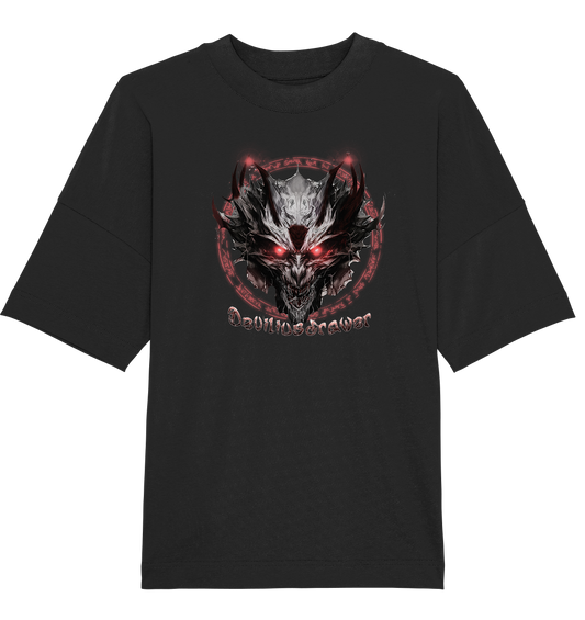 Deviliusdrawer Magic Glow Devil - Organic Oversize Shirt