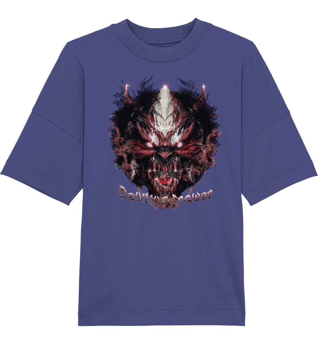Deviliusdrawer Bloody Demon Vampire - Organic Oversize Shirt